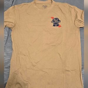 Pabst Blue Ribbon Tan Men's Tee
